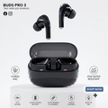 Buds Pro 3 ANC Wireless Earbuds | Transparent Case | Touch Control | 20Hr Battery