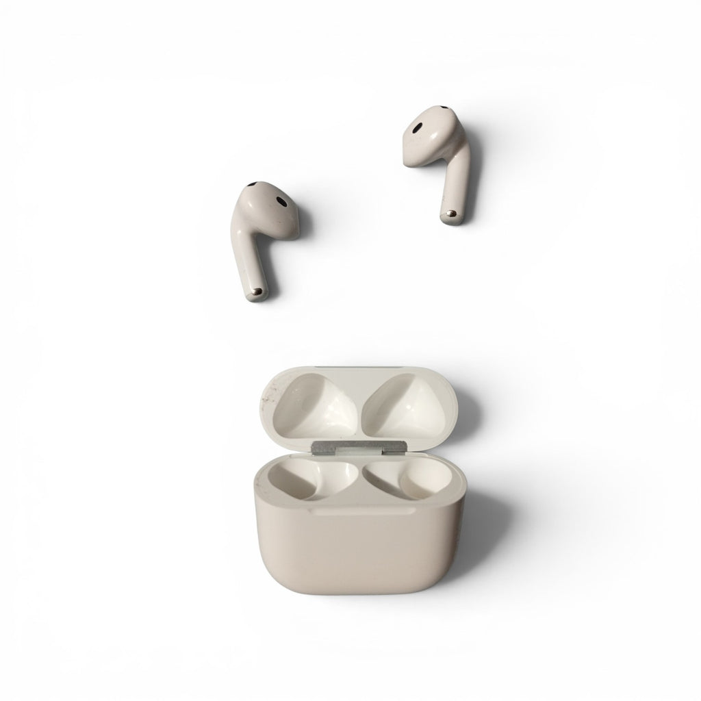 AirPods 4 – Active Noise Cancellation, Personalized Spatial Audio, USB-C Charging Case, Wireless Earbuds | White