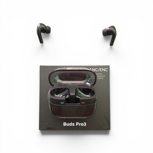 Buds Pro 3 ANC Wireless Earbuds | Transparent Case | Touch Control | 20Hr Battery
