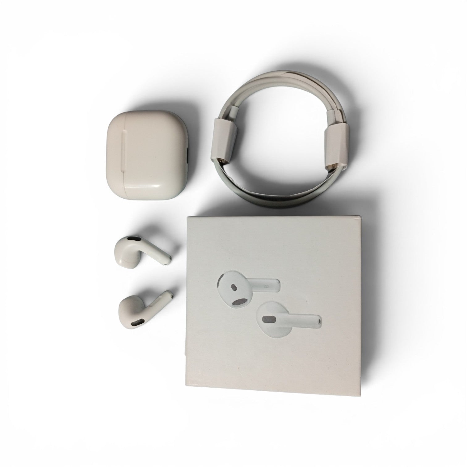 AirPods 4 – Active Noise Cancellation, Personalized Spatial Audio, USB-C Charging Case, Wireless Earbuds | White
