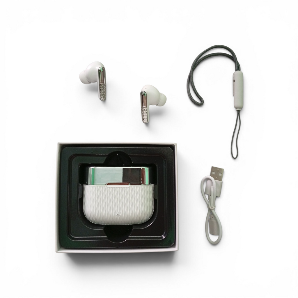 🔥 Buds Pro 5 Wireless Earbuds | ANC + ENC Noise Cancelling | HD Sound | Bluetooth 5.3 | Long Battery Life